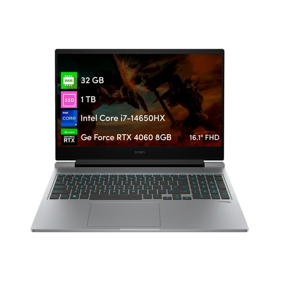 Notebook Omen 16 I7 14va 32gb 1tbssd Rtx4060 8gb 16 1 Fhd Reacondicionado
