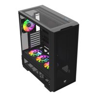Carcasa De Ordenador Thermaltake S380 Tg Argb Mid Tower Negra