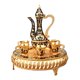 thumbnail image 1 of Juego De Té De Lujo, 6 Tazas, Juego De Servicio De Té Para Mesa De Comedor, Decoración Navide?a, Negro Y Dorado, 1 of 5