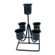 thumbnail image 3 of Portavelas Cónico Candelabro Decorativo Para Sala De Estar Fiesta Boda Negro, 3 of 5