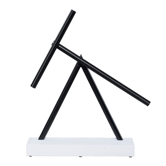 Escultura Cinética The Swinging Sticks Blanco/Negro