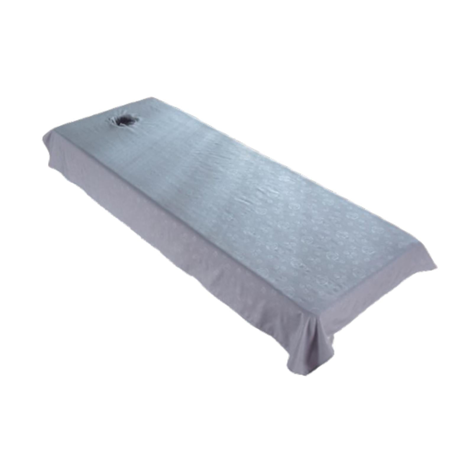 Ioensy - Sábana De Salón De Belleza Mantel De Cama De Masaje Para Mesa De Salón Cama De Spa De Belleza Gris