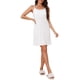thumbnail image 2 of INSPIRE CHIC Mujer Camisón con Tirantes Vestido Suave sin Mangas S Blanco, 2 of 6