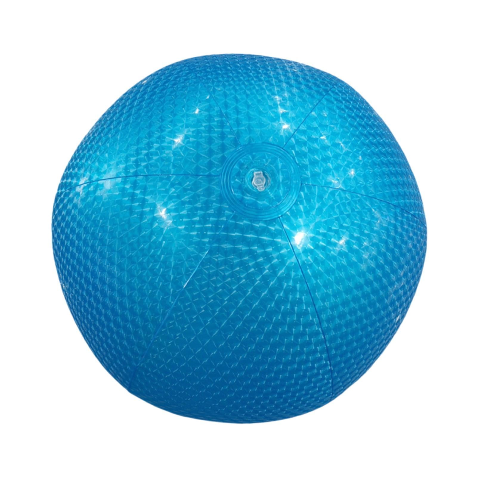 Magideal - Pelota De Playa De Verano, Juguete De Playa Acuático, 40cm, Suministros Creativos Para Fiestas De Verano, Parque Acuático Fácil De Inflar Para Niños Y Azul