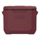 thumbnail image 1 of Hielera Coleman Chiller de 60 qt con ruedas, portátil, color cranberry, 1 of 6
