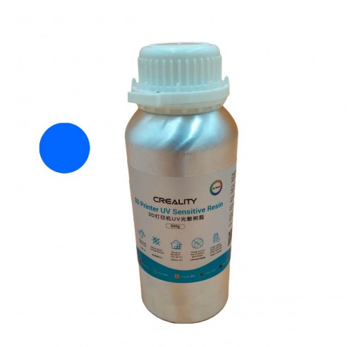 Resina Para Impresora 3D Creality 500G Fotosensible Color Azul