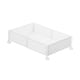 thumbnail image 2 of Almacenamiento Debajo De La Cama Contenedor De Almacenamiento Debajo De La Cama Con Ruedas Para Zapatos Juguetes Blanco, 2 of 5