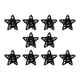 thumbnail image 4 of 10x Colgantes De Estrella De Navidad Decoración De Boda Despedida De Soltera Pentagrama De Navidad Negro, 4 of 5