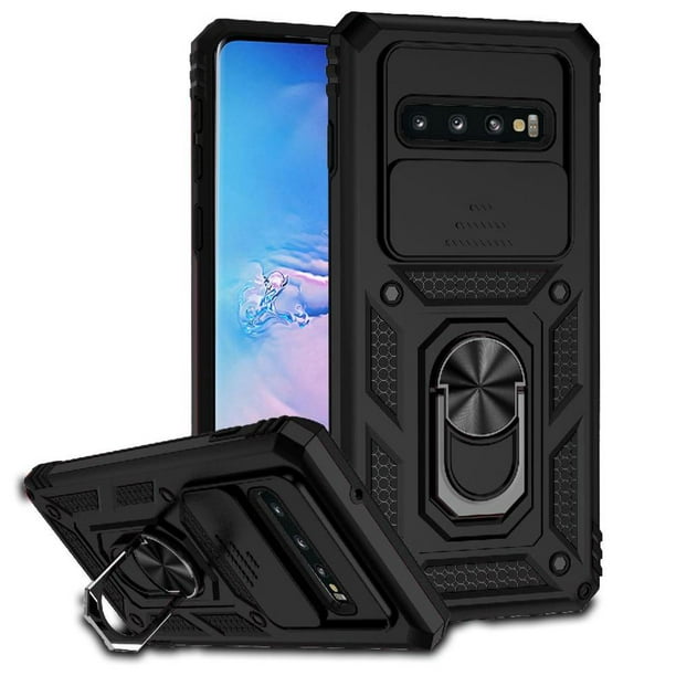 Estuche GANGXUN para Samsung Galaxy S10 Plus, soporte giratorio 360°, estilo mecánico y magnético