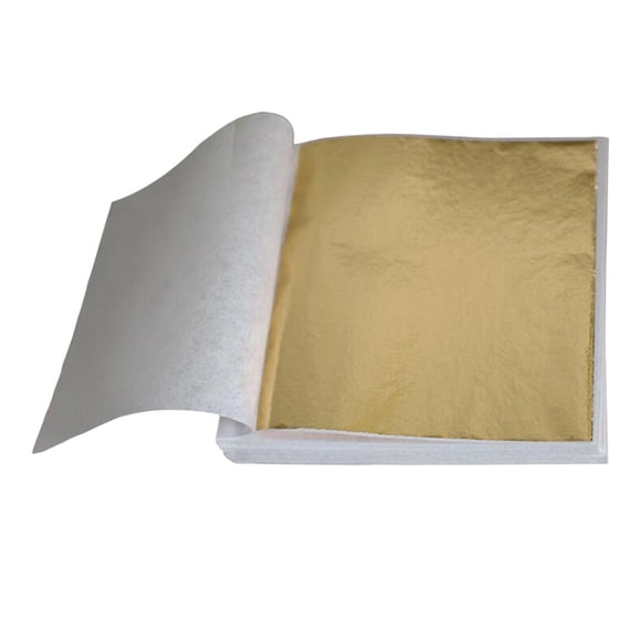 Papel De Hoja 100x Para Dorar La Decoración De U?as Champaign Gold