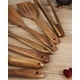 thumbnail image 5 of Set de utensilios de cocina de madera de teca, cucharas y espátulas de madera (7), 5 of 7
