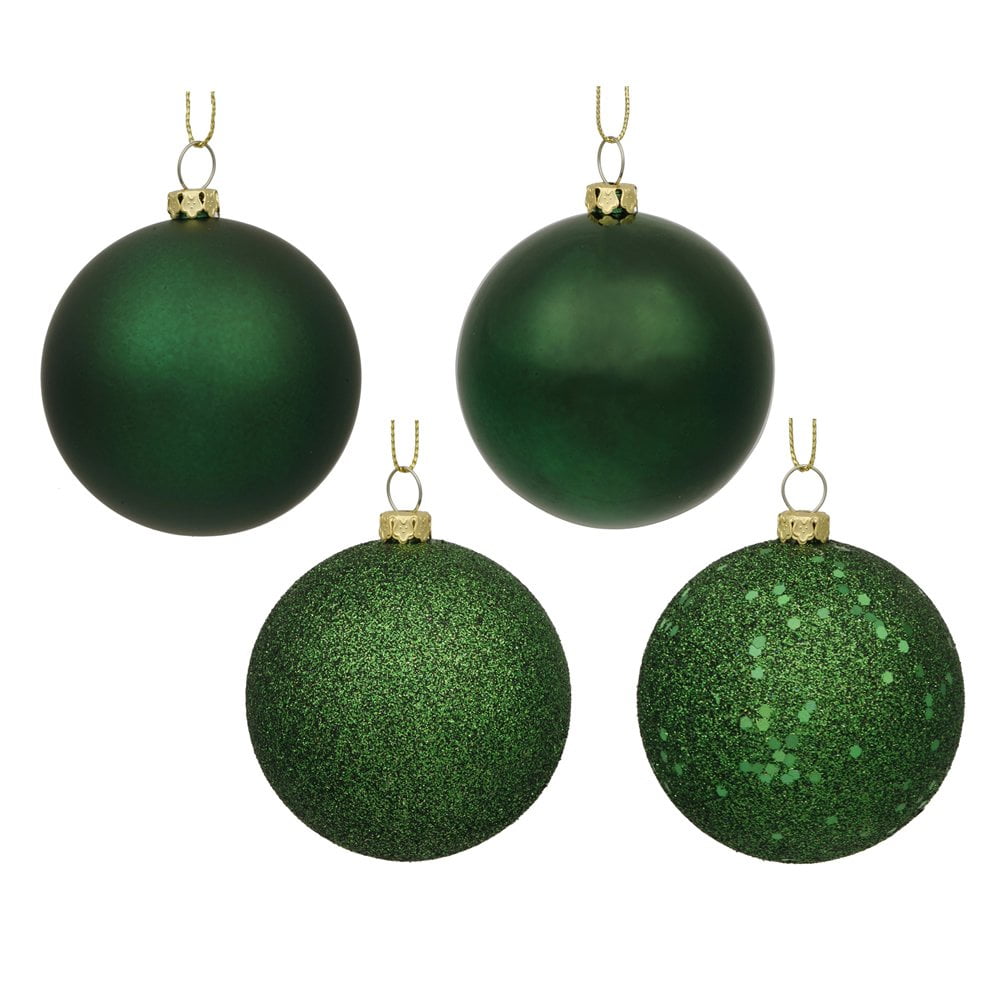 Bola Decorativa Vickerman, 2.75 Pulgadas, Color Esmeralda, Acabado 4, 20 Unidades Por Caja
