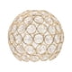thumbnail image 3 of Pantalla de Lámpara de Cristal, Cubierta de Pantalla de Lámpara Colgante de Diamantes de Imitación, Jaula de Lámpara de Protección de Bombilla Colgant , Oro Dorado, 3 of 5