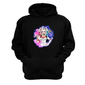 Genérico - Polerón Canguro Harley Negro Talla Xs Unisex