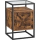 thumbnail image 1 of Mesa Lateral Auxiliar Velador Madera y Vidrio Bettna, 1 of 8