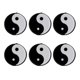 thumbnail image 2 of 6 Unids Yin Yin Yang Raqueta De Tenis Vibración Amortiguador Amortiguador Blanco Blanco, 2 of 3