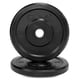 thumbnail image 1 of Disco bumper olímpico CAP Elite de 11.3 kg, par, caucho virgen, 1 of 6