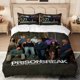 thumbnail image 1 of 3pcs Prison Break Poster Plot Character Relationship Theme Printed Bedding Set, 1 of 1