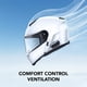 thumbnail image 4 of Casco de Motocicleta Sena OUTRUSH 2 Bluetooth Mesh XL Mate, 4 of 5