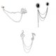 thumbnail image 4 of Moda Crystal Borlas Gema MúSICA SíMBOLO Corona Cadena Traje Collar Broche Alfileres, 4 of 5