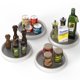 thumbnail image 2 of Bandeja giratoria Simple Houseware 25 cm (paquete de 4), 2 of 8