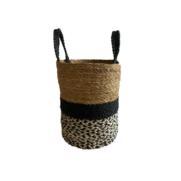 Decogreen Cesto Bengala L 45X33 Cm Yute Bordado