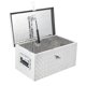 thumbnail image 1 of Caja de herramientas Garvee de aluminio con placa de diamante de 20 pulgadas con cerradura y llave, 1 of 6