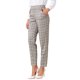 thumbnail image 4 of INSPIRE CHIC Pantalones de Tartán a Cuadros para Mujer de Regreso a Clases, Cintura Alta Elástica, Pantalones Largos Rectos L Color Canela, 4 of 6
