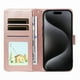 thumbnail image 5 of Funda Billetera FOXDOCK Compatible con iPhone 17 Air , Diseño Perrito Tierno, Ranuras para Tarjetas y Soporte Plegable, 5 of 6