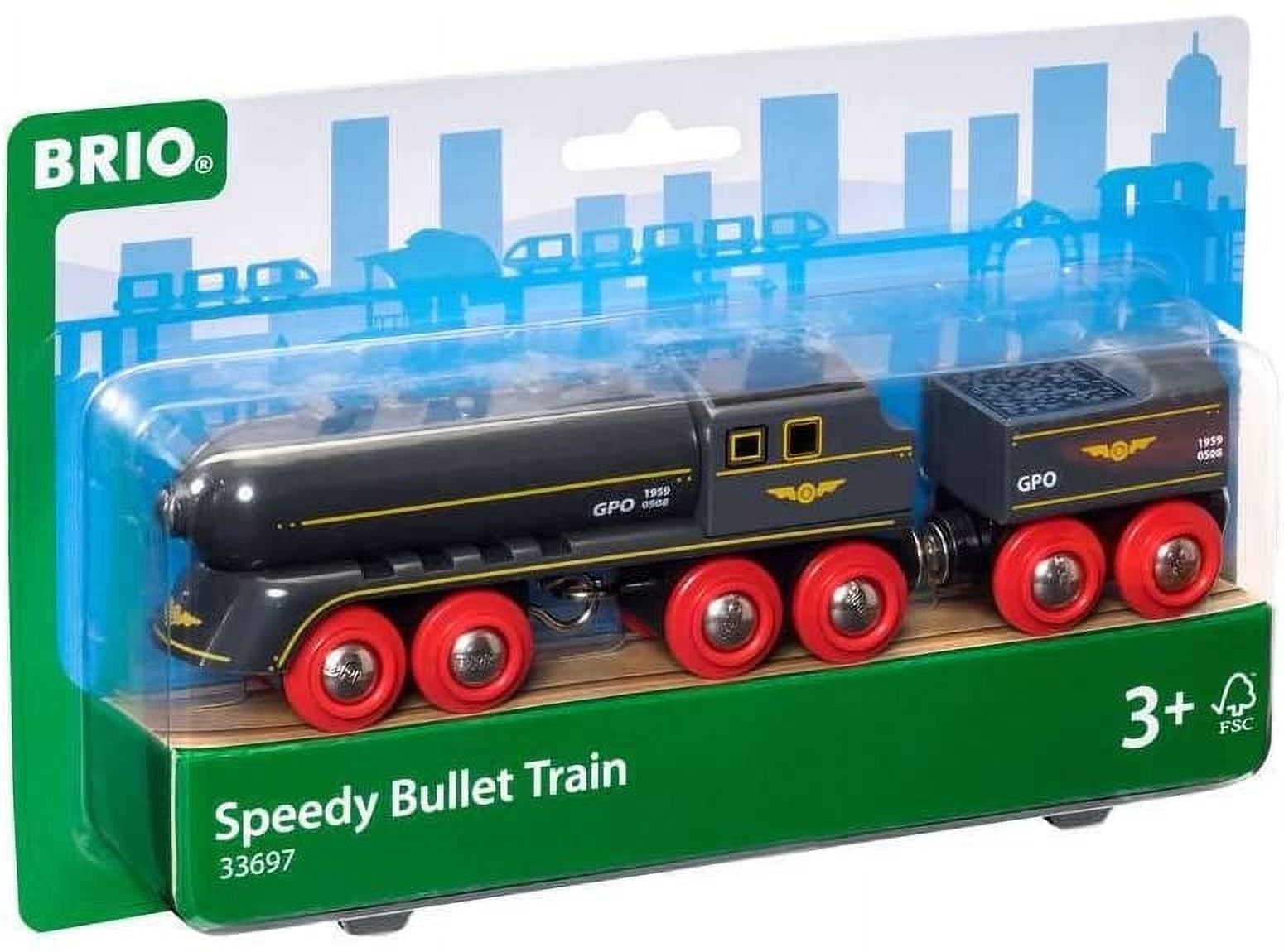 BRIO World 33697 Speedy Bullet Train Tren de juguete de piezas