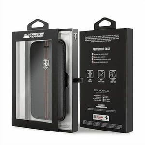 Carcasa Book Ferrari Iphone 7/8 Negra Fehdeflbki8Bk