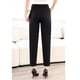 thumbnail image 3 of Nuevos Pantalones de Mujer Ajustados Negros Ligeros de Primavera/verano con Elástico para Efecto Adelgazante Pantalones de Trabajo Pantalones Harem, 3 of 7