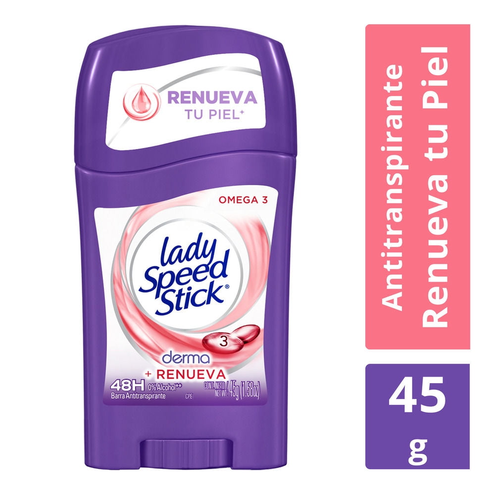 Lady Speed Stick - Desodorante En Barra Derma Omega 3