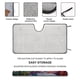 thumbnail image 2 of Leo Parasol para Parabrisas Delantero Protector Plegable, Visera Solar para Auto Bloquea Rayos UV Mantiene tu Vehículo Fresco140cm*76cm, 2 of 6