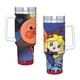 thumbnail image 4 of Anpanman Vaso aislado de acero inoxidable con asa, diseño temático, regalo para familia, amigos y fans; incluye pajita y encaja en el portavasos estándar, 40 oz, 4 of 6
