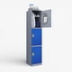 thumbnail image 1 of Locker Plasticos: 1 Cuerpos y 3 Puertas Azul - SAL-600, 1 of 6