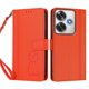 thumbnail image 3 of Funda Cartera Trébol para Xiaomi Poco F6 con Ranuras Tarjetas y Carga Inalámbrica Naranja, 3 of 6
