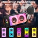 thumbnail image 3 of Máquina de karaoke HWWR con 2 micrófonos inalámbricos Bluetooth, 3 of 3