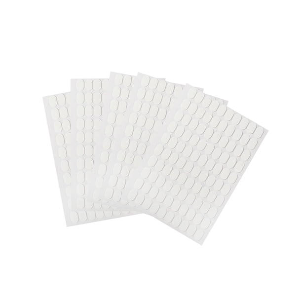 5 Hojas de Cinta de Doble Cara/pegatinas Adhesivas de Doble Cara para Fijación de Uñas/pestañas Adhesivas Transparentes para Herramientas de Manicura