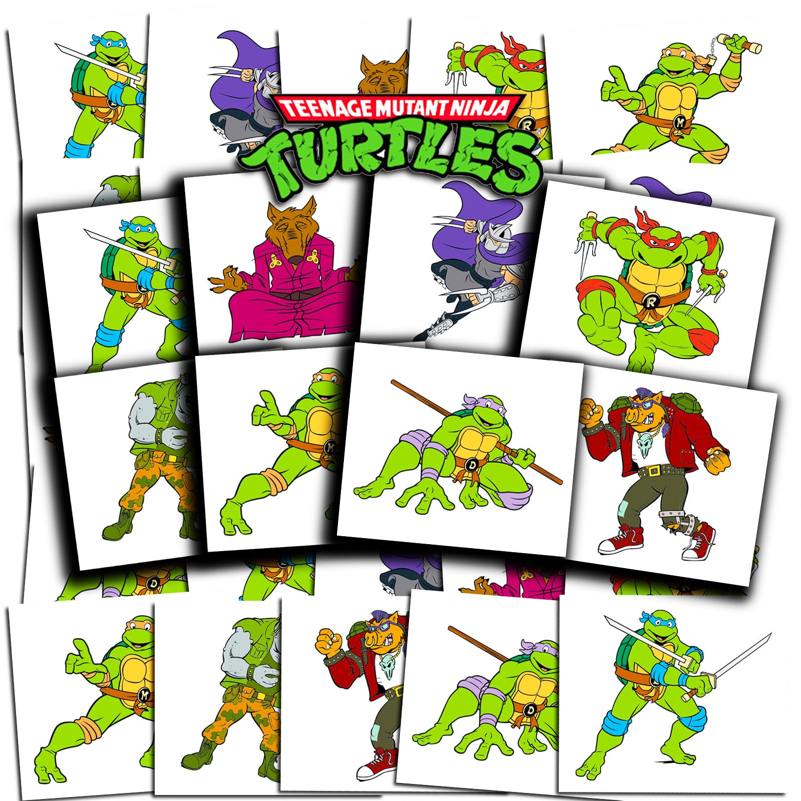 Tatuajes Temporales Teenage Mutant Ninja Turtles Tmnt X70