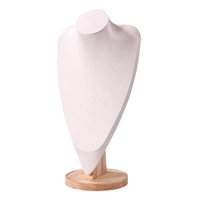 Magideal - Collar Cadena Joyería Busto Collar Soporte De Exhibición Soporte Para Presentación De Joyería Tienda Mujeres Estante De Almacenamiento Elegante Adorno
