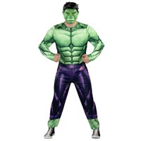 Disfraz De Adulto Jazwares Marvel Hulk Con Mono Acolchado Y Máscara Talla M