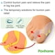 thumbnail image 3 of Almohadillas y protectores para juanetes (1,27 cm de grosor), paquete de 8, correctores y aliviadores de juanetes con protector de gel, tratan el dolor en la articulación del dedo gordo, realinean el, 3 of 6
