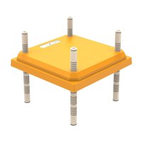 Ioensy - Calentador Eléctrico Para Jaula De Pollos, Calentador Para Aves De Corral, Placa Calefactora Para Incubar, Color Amarillo, 30,7X30,7 Cm