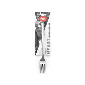 Pack 4 Tenedores Mesa Urban Acero Inoxidable Gris Fta