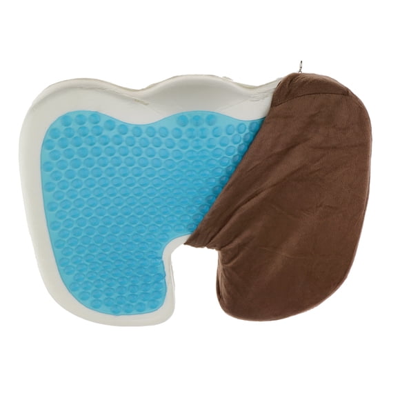 Cóxico Ortopédico Memoria Espuma Asiento Cool Gel Cojín Silla de oficina Cojín Café