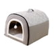 thumbnail image 3 of Tienda De Campaña Para Perros, Refugio Para Mascotas, Casa Plegable Para Perros Y Gatos Para El Suelo En Invierno, Para Gatos De Interior, L, Gris, 3 of 3