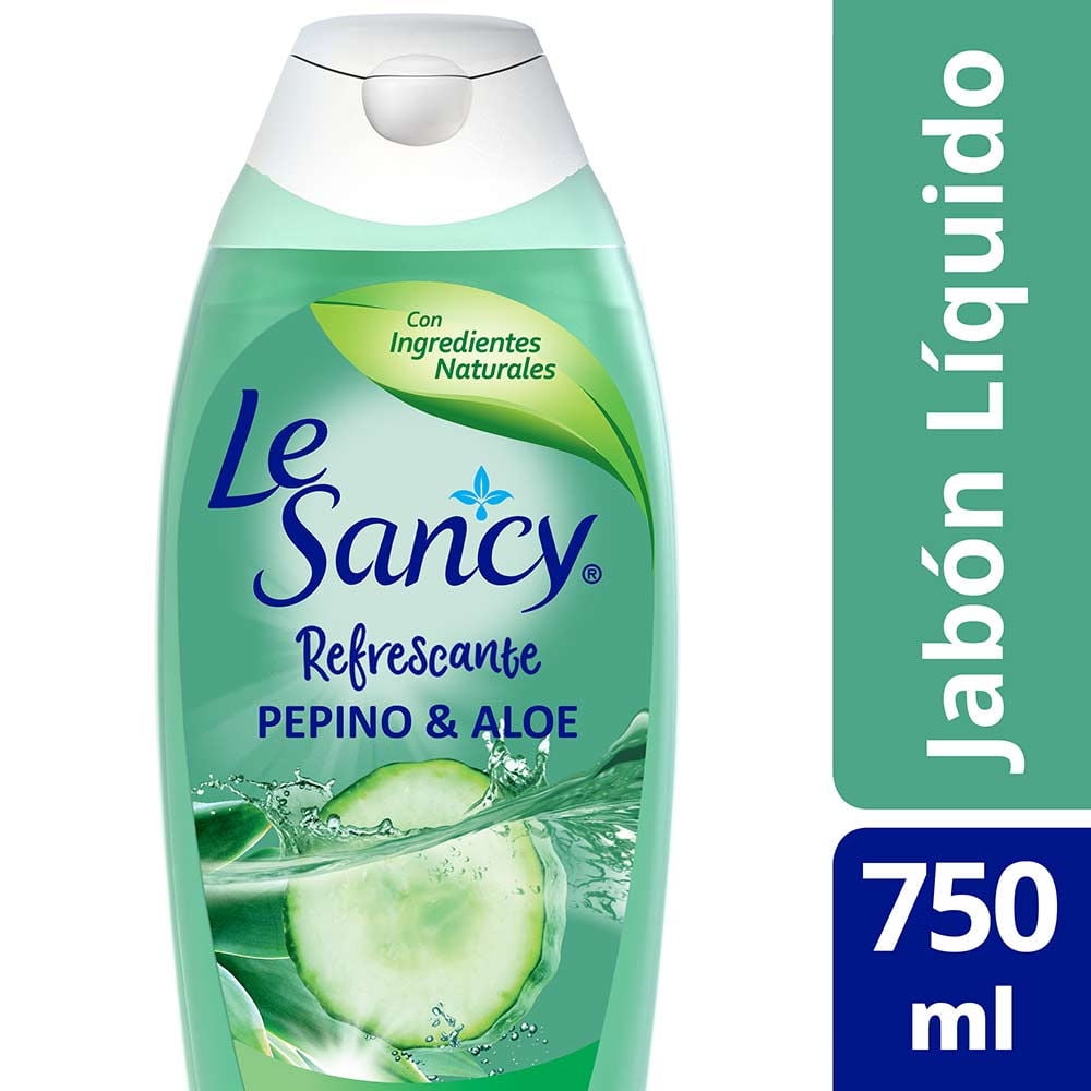 Jabón Líquido Refrescante Pepino Y Aloe 750 ml Le Sancy