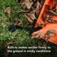 thumbnail image 4 of Cargador de hojas Leaf Tarp EZ para limpieza rápida de jardines, 1,5 m x 2 m, 4 of 9