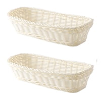 Bric - Cestas De Plástico Blanco Set De 2